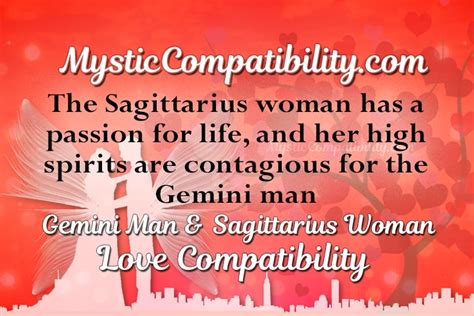 sagittarius woman dating a gemini man